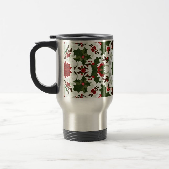 Caneca Térmica tumbler de natal (Editar) (Esquerda)