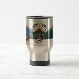 Caneca Térmica Tumbler de Viagem de Aventura – Montanha de Aço In