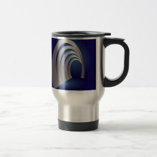 Caneca Térmica túnel do arco de prata