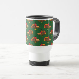 Caneca Térmica Turca bonita com trote de abóbora