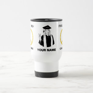 Caneca Térmica Turma de Graduação de 2026 – Graduada Paz Feminina