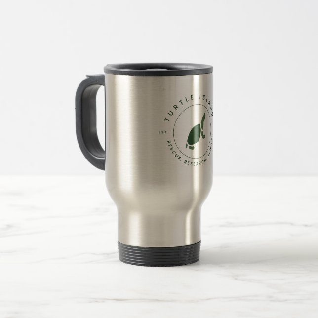 Caneca Térmica Turtle Island Mug (Frente Esquerda)