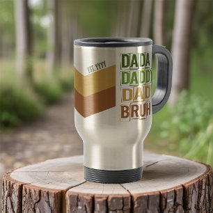 Caneca Térmica Typografia Moderna Est Personalizada Bruh, Pai Pai