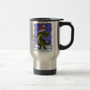 Caneca Térmica Tyrannosaurus Christmas