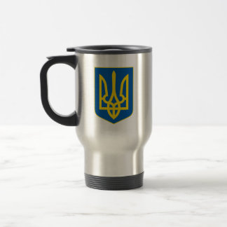 Caneca Térmica Ucraniano Tryzub (Trident) - Casaco de Armas