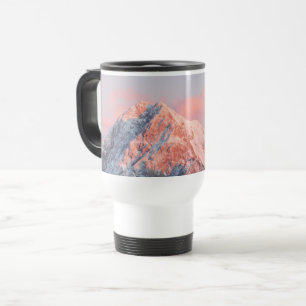 Caneca Térmica Última luz solar na montanha Storžič, Eslovênia