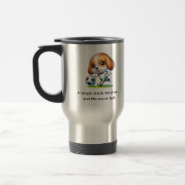 Caneca Térmica Um beagle rouba o show