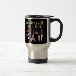 CANECA TÉRMICA UM DIA VOU VIVER EM PARIS