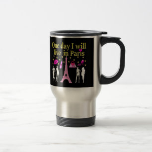 CANECA TÉRMICA UM DIA VOU VIVER EM PARIS