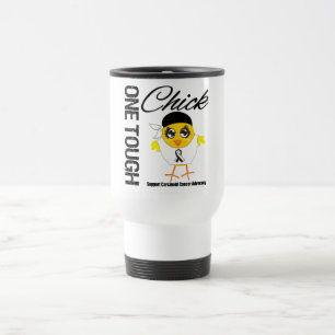 Caneca Térmica Um guerreiro Carcinoid do cancer do pintinho