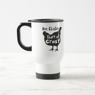 Caneca Térmica Uma Galinha Curta de Louco