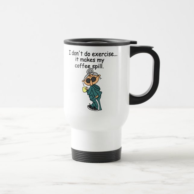 Caneca Térmica Uma outra razão não exercitar (Direita)