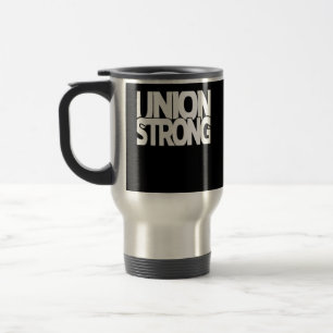 Caneca Térmica União Forte - Texto Branco Clássico