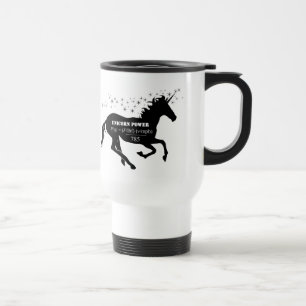 Caneca Térmica Unicorn Power Falso Math Fórmula Engraçada
