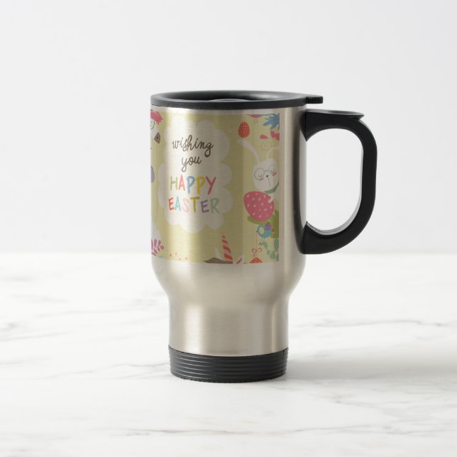 Caneca Térmica unicórnio páscoa (Direita)