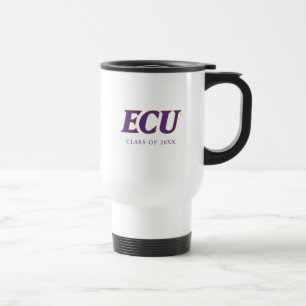 Caneca Térmica Universidade da Carolina do Leste   Logotipo ECU