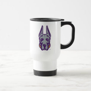 Caneca Térmica Universidade de Albany Great Dane Mascot Head
