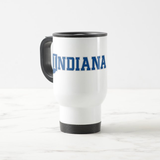 Caneca Térmica Universidade Estadual de Indiana (Frente Esquerda)