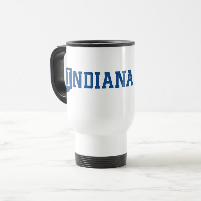 Caneca Térmica Universidade Estadual de Indiana (Frente Esquerda)