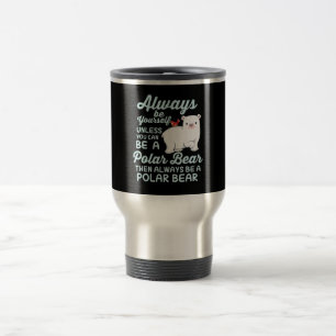 Caneca Térmica Urso De Gelo Gelado Um Urso Polar