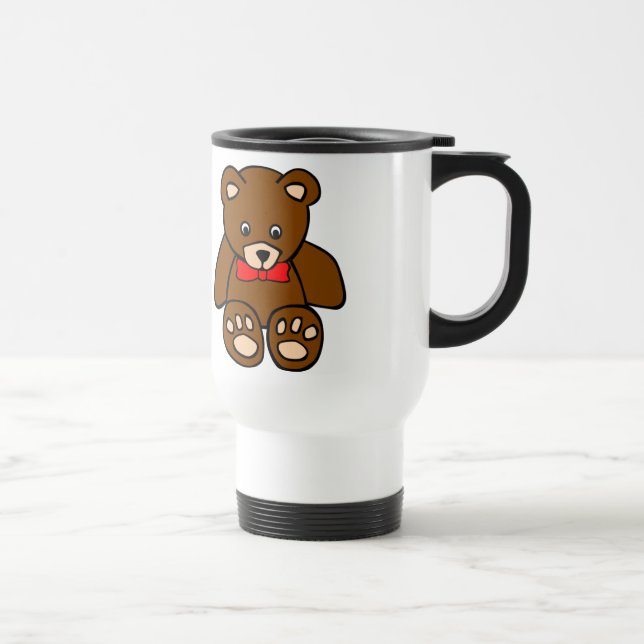 Caneca Térmica Urso de ursinho bonito dos desenhos animados que (Direita)