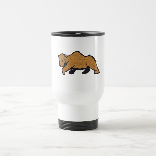 Caneca Térmica Urso Grizzly Marrom (Centro)