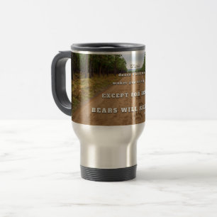 Caneca Térmica Ursos de SlipperyJoe's vão matar você impressões d