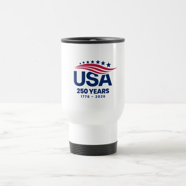Caneca Térmica USA 250 Years (Centro)