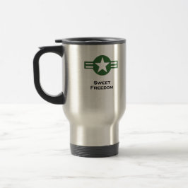 Caneca Térmica USA Sweet Freedom Green
