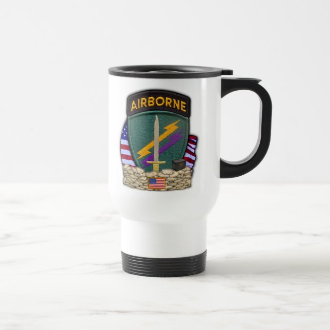 Caneca Térmica USACAPOC usasoc especiais operações civis Mug (Direita)