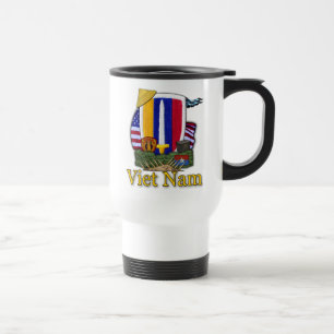 Caneca Térmica usarv vietnam patch veterans vets mug