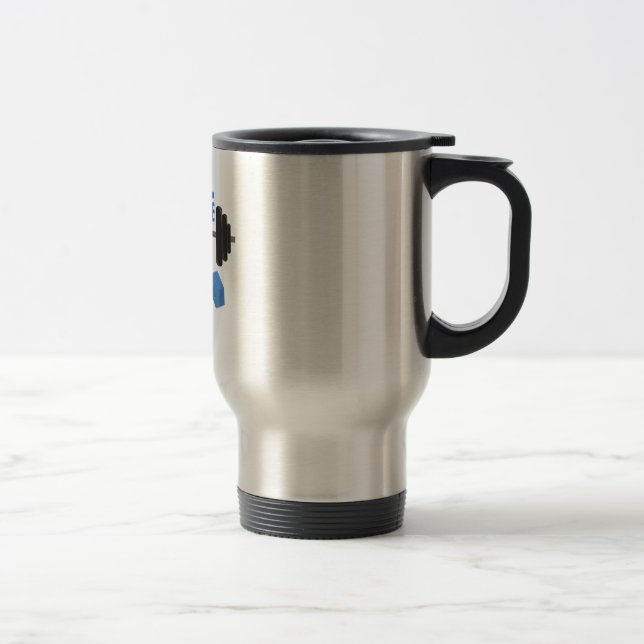 Caneca Térmica Vá pesado ou vá em casa (Direita)