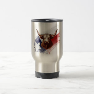 Caneca Térmica Vaca longhorn do Texas