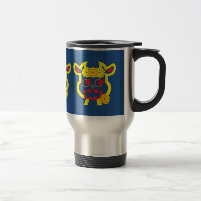Caneca Térmica Vaca taça (Direita)