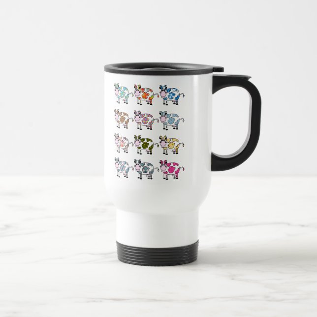 Caneca Térmica Vacas Funky (Direita)
