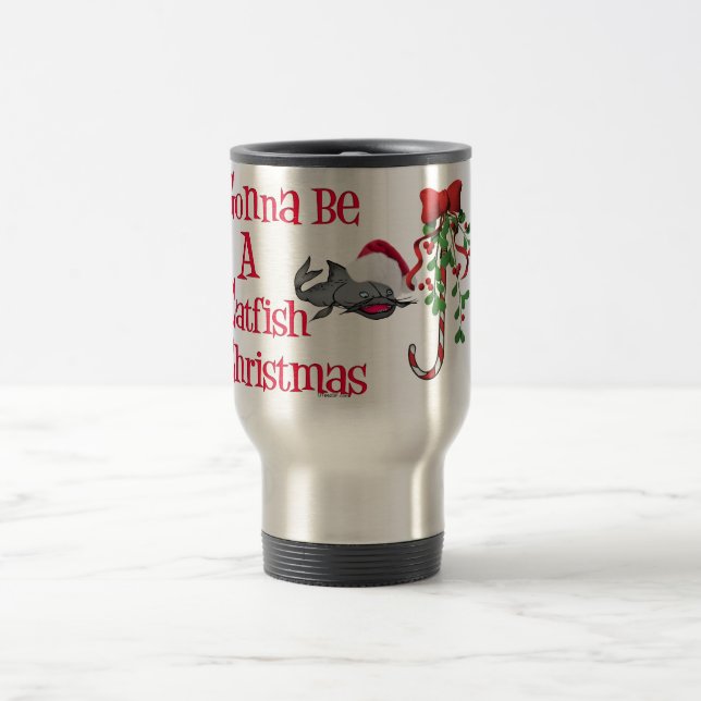 Caneca Térmica Vai ser um Natal para o peixe-gato (Centro)