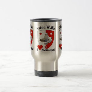 Caneca Térmica Valais, Wallis/Suisse/Suíça taça