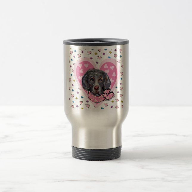Caneca Térmica Valentine Weimaraner (Centro)