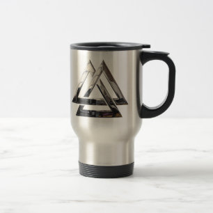 Caneca Térmica Valknut - prata