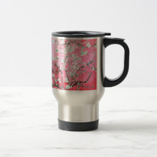 Caneca Térmica Van Gogh Almond Blossomo Azul Rosa