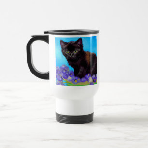 Caneca Térmica Van Gogh Cat e Flores