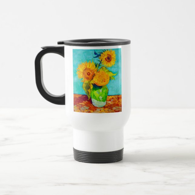 Caneca Térmica Van Gogh Sunflower (Esquerda)