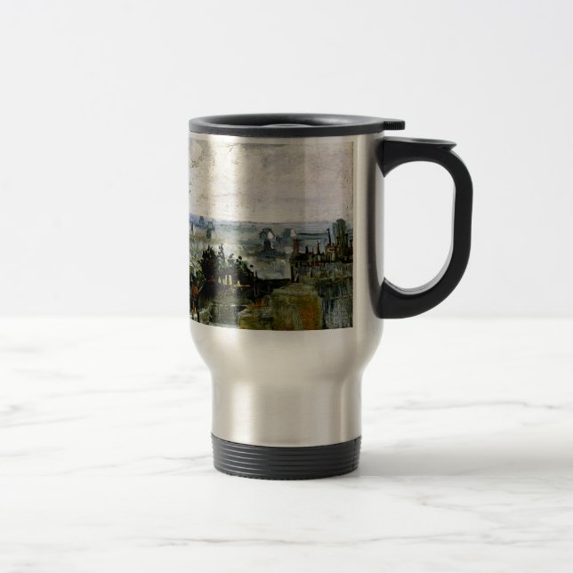 Caneca Térmica Van Gogh - Telhados de Paris (Direita)