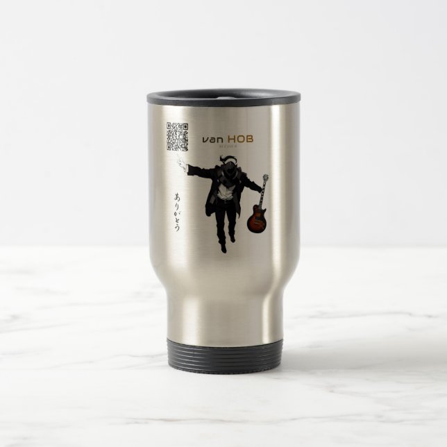 Caneca Térmica van HOB , Tasse, Gitarre, Fan Mattglastasse Tasse (Centro)