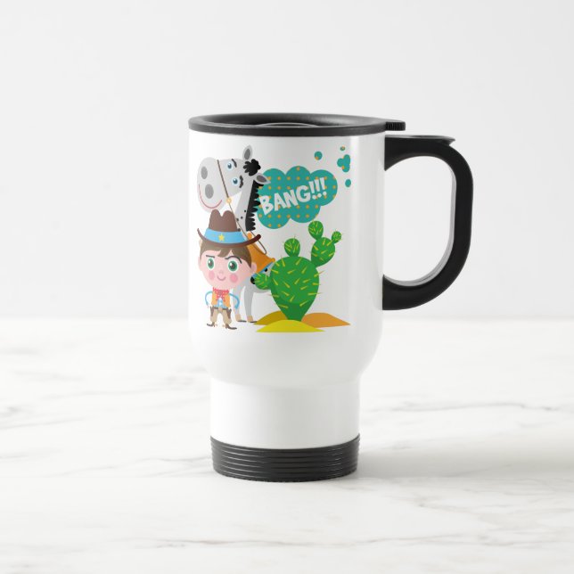 Caneca Térmica Vaqueiro e cavalo (Direita)