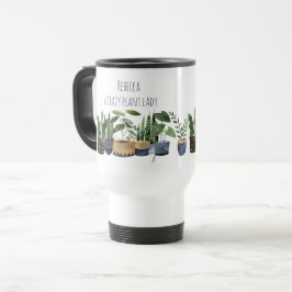 Caneca Térmica Vaso de Planta e Cacto da Crazy Plant Lady Viagem