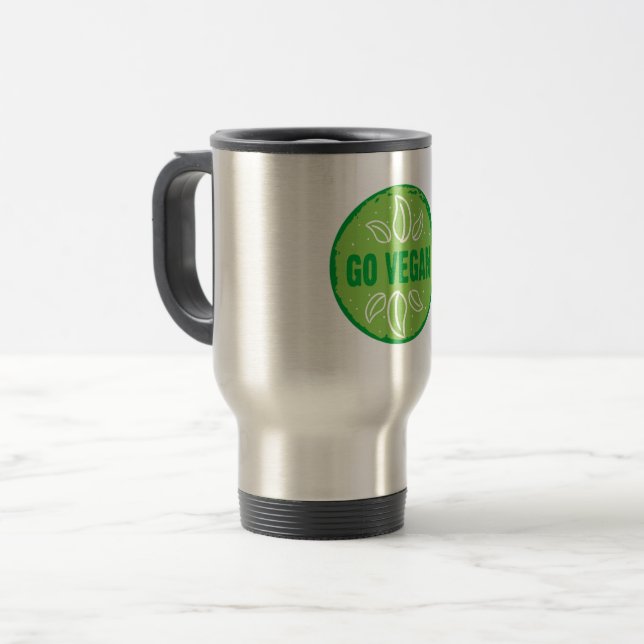 Caneca Térmica Vegan (Frente Esquerda)