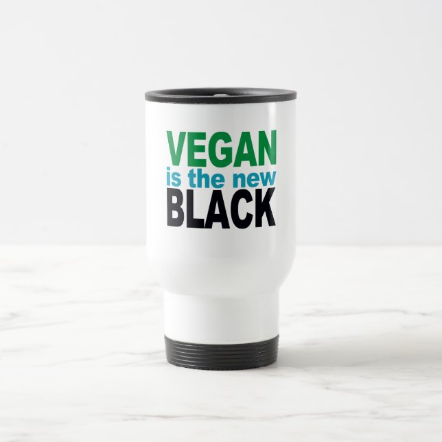 Caneca Térmica Vegan é o novo negro (Centro)