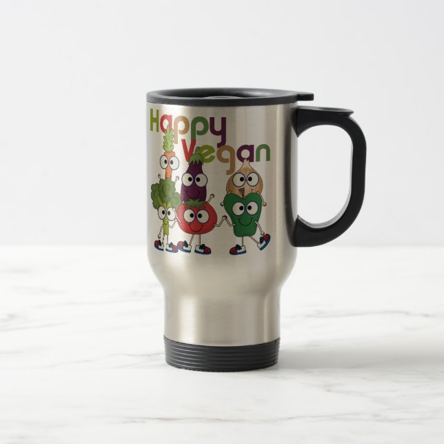 Caneca Térmica Vegan feliz (Direita)