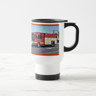 Caneca Térmica Veículo da emergência do caminhão do salvamento